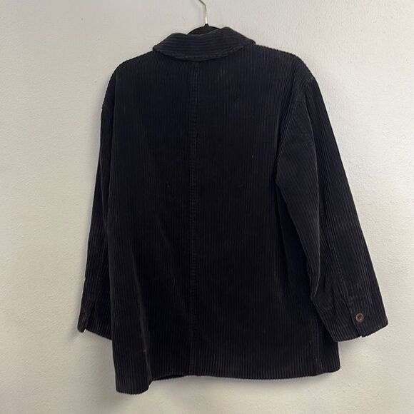 DKNY JEANS Men's Black Button-Up Corduroy‎ Long Sleeves Jacket Size S - Picture 6 of 9